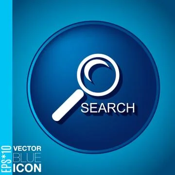 Magnifier search Stock Illustration