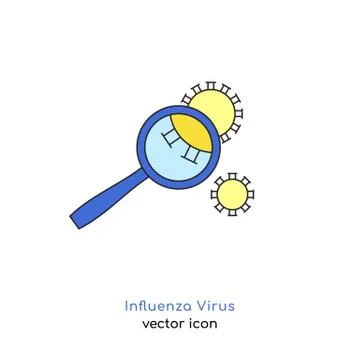 Magnifier vector icon. Stock Illustration