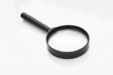 Magnifier on white background Foto stock