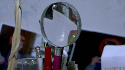 Magnify Glass Stock-Footage 327235