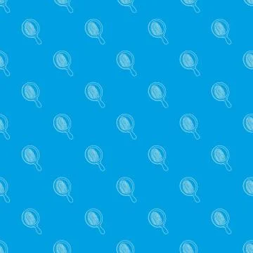 Magnify pattern vector seamless blue Stock Illustration