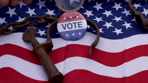 Magnify your Vote Stock Footage 127623866