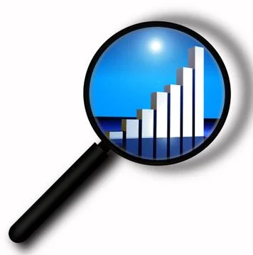 MAGNIFYING GIASS Stock Illustration