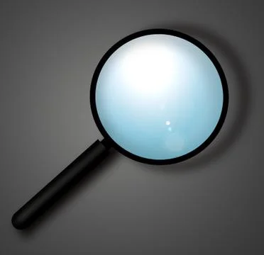MAGNIFYING GIASS Stock Illustration