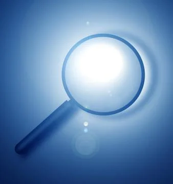 MAGNIFYING GIASS Stock Illustration