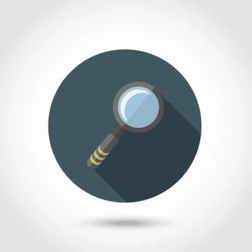 Magnifying glass icon Stock Illustration
