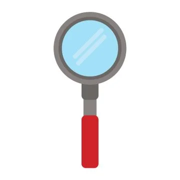 Magnifying glass icon Ilustração Stock