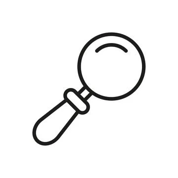 Magnifying glass icon vector design templates simple and modern Stock Illustration