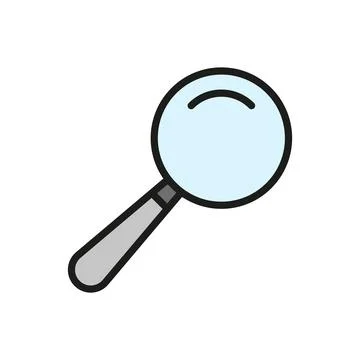 Magnifying glass icon vector design templates simple and modern イラスト素材