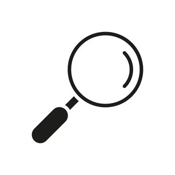 Magnifying glass icon vector design templates simple and modern Stock Illustration