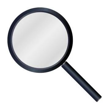 Magnifying glass icon vector Stock Illustration