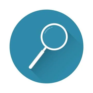 Magnifying glass icon vector Stock Illustration