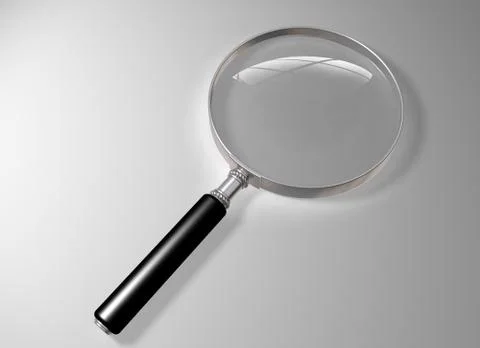 Magnifying glass Illustrazione stock
