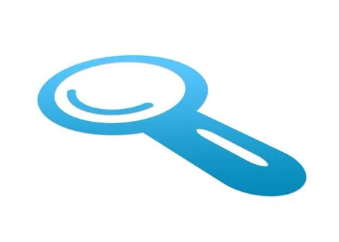 Magnifying glass Stock Illustration
