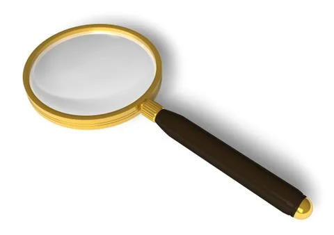 Magnifying glass Stock Illustration