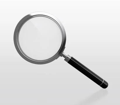 Magnifying glass Stock Illustration