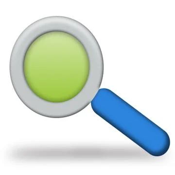 Magnifying glass Stock Illustration