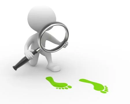 Magnifying glass Stock Illustration