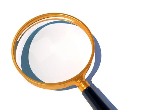 Magnifying glass Stock Illustration