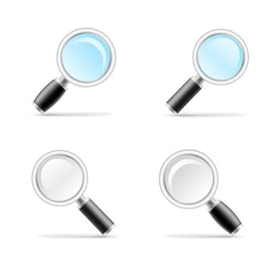 Magnifying glass Stock Illustration