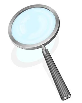 Magnifying glass Stock Illustration