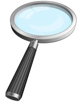Magnifying glass Stock Illustration