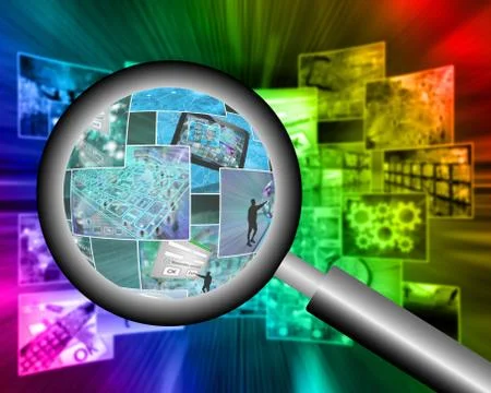 Magnifying glass イラスト素材