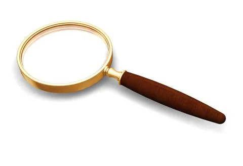 Magnifying glass Stock Illustration