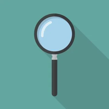 Magnifying glass Stock Illustration