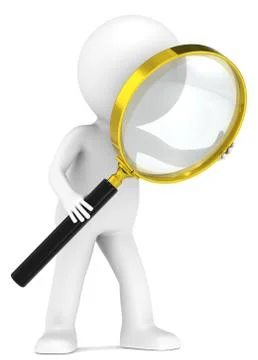 Magnifying Glass. Stock Illustration