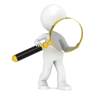 Magnifying glass Stock Illustration