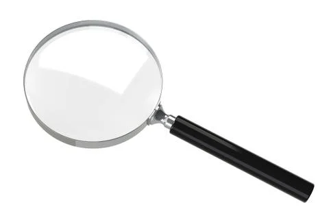 Magnifying glass. Stock Illustration
