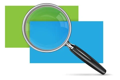 Magnifying Glass. Stock Illustration