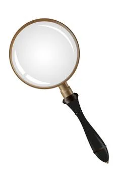 Magnifying glass Stock Illustration