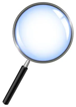 Magnifying glass Stock Illustration