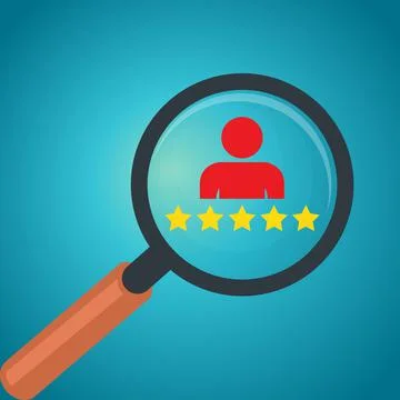 Magnifying glass Stock Illustration