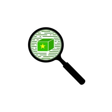 Magnifying Glass Stock Illustration
