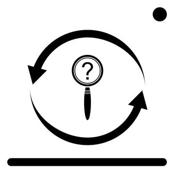 Magnifying glass Stock Illustration