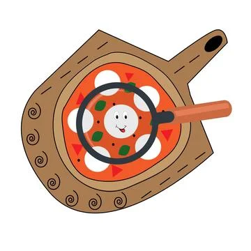 Magnifying glass Stock Illustration