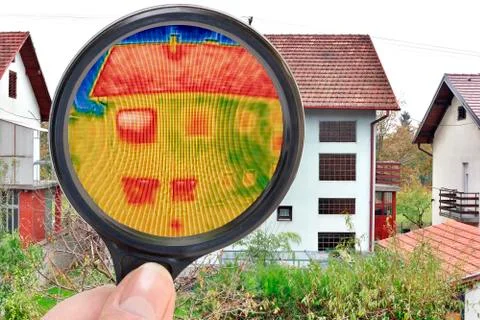 Magnifying Glass Infrared Stock Photos