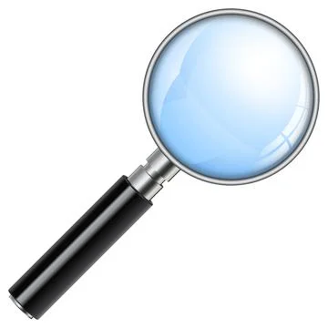 Magnifying Glass, Magnifier Иллюстрация