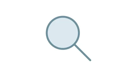 A magnifying glass over a bar chart icon, symbolizing data analysis and ins.. Stock Footage 333550546