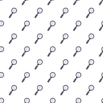 Magnifying glass pattern illustrating search and investigation concept Illustrazione stock