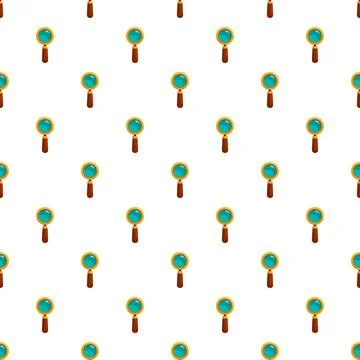 Magnifying glass pattern illustrating search, discovery, and exploration Stock Illustration