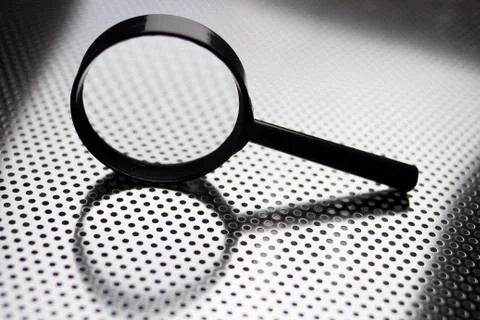 Magnifying glass Stock Photos