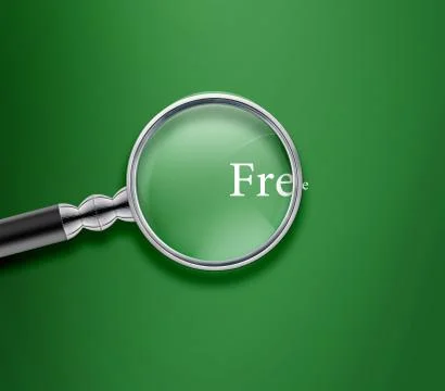 Magnifying glass Stock Photos