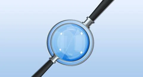 Magnifying glass2 Stock Illustration