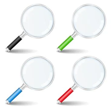 Magnifying Glasses Stock-Illustration
