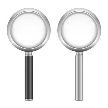 Magnifying Glasses Stock Illustration