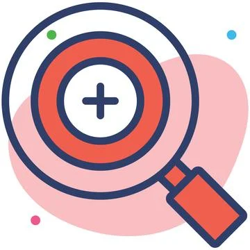Magnifying Icon. User interface Vector Illustration, As a Simple Vector Sig.. Illustrazione stock